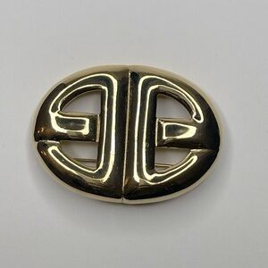 Givenchy GG Logo Vintage  80s Brooch